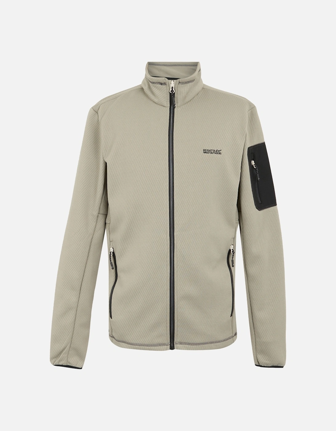 Mens Aldean Full Zip Soft Shell Jacket, 6 of 5