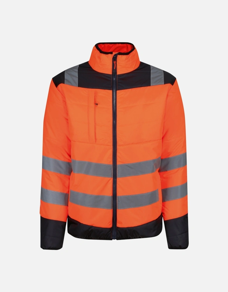 Mens Two Tone Thermal Hi-Vis Jacket
