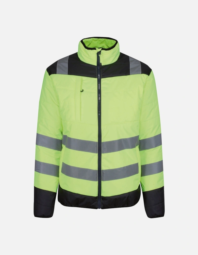 Mens Two Tone Thermal Hi-Vis Jacket