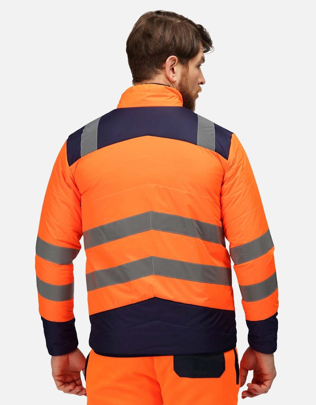 Mens Two Tone Thermal Hi-Vis Jacket