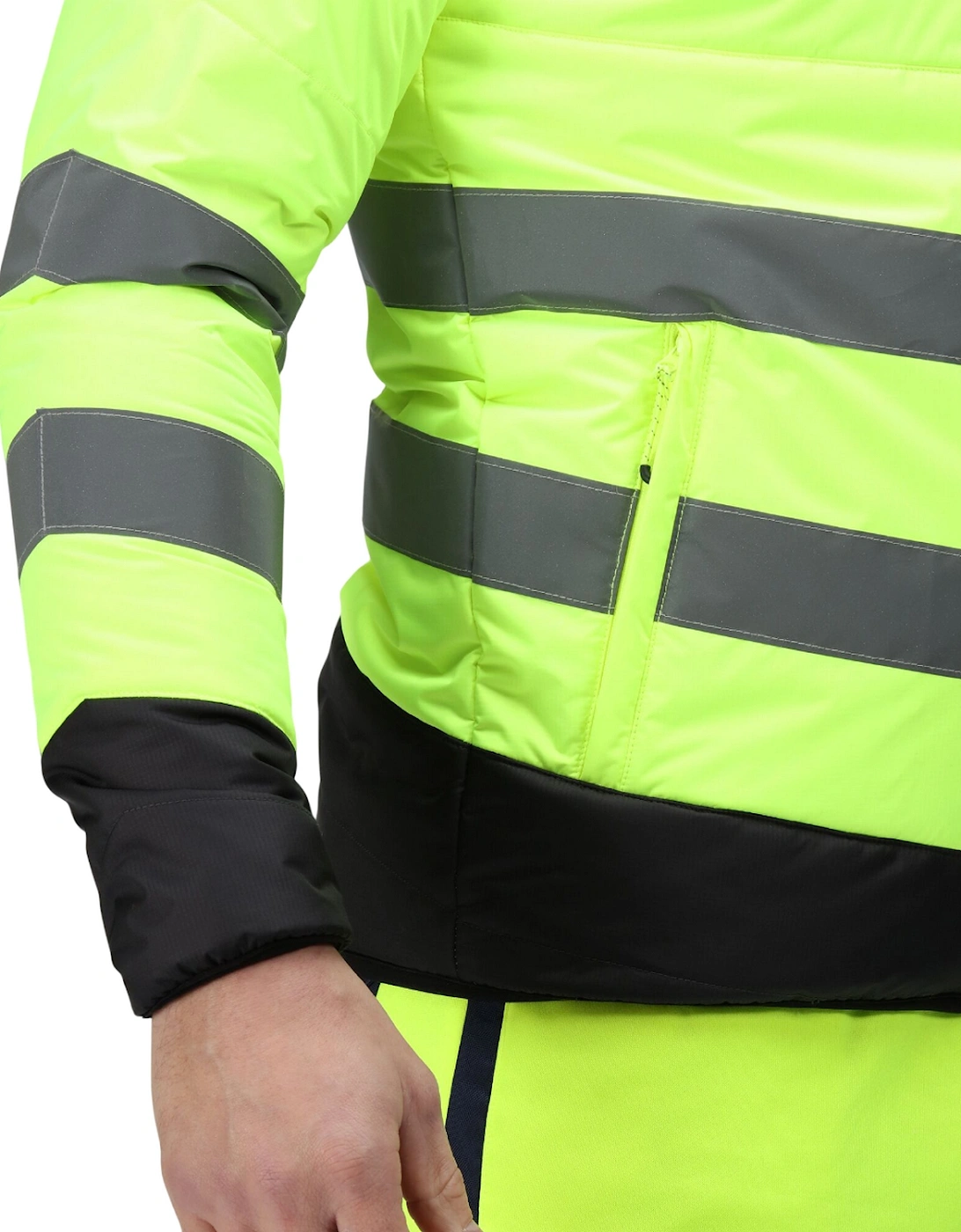 Mens Two Tone Thermal Hi-Vis Jacket