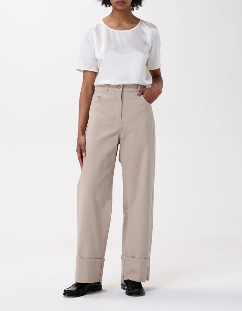 Wide Leg Culottes Pants