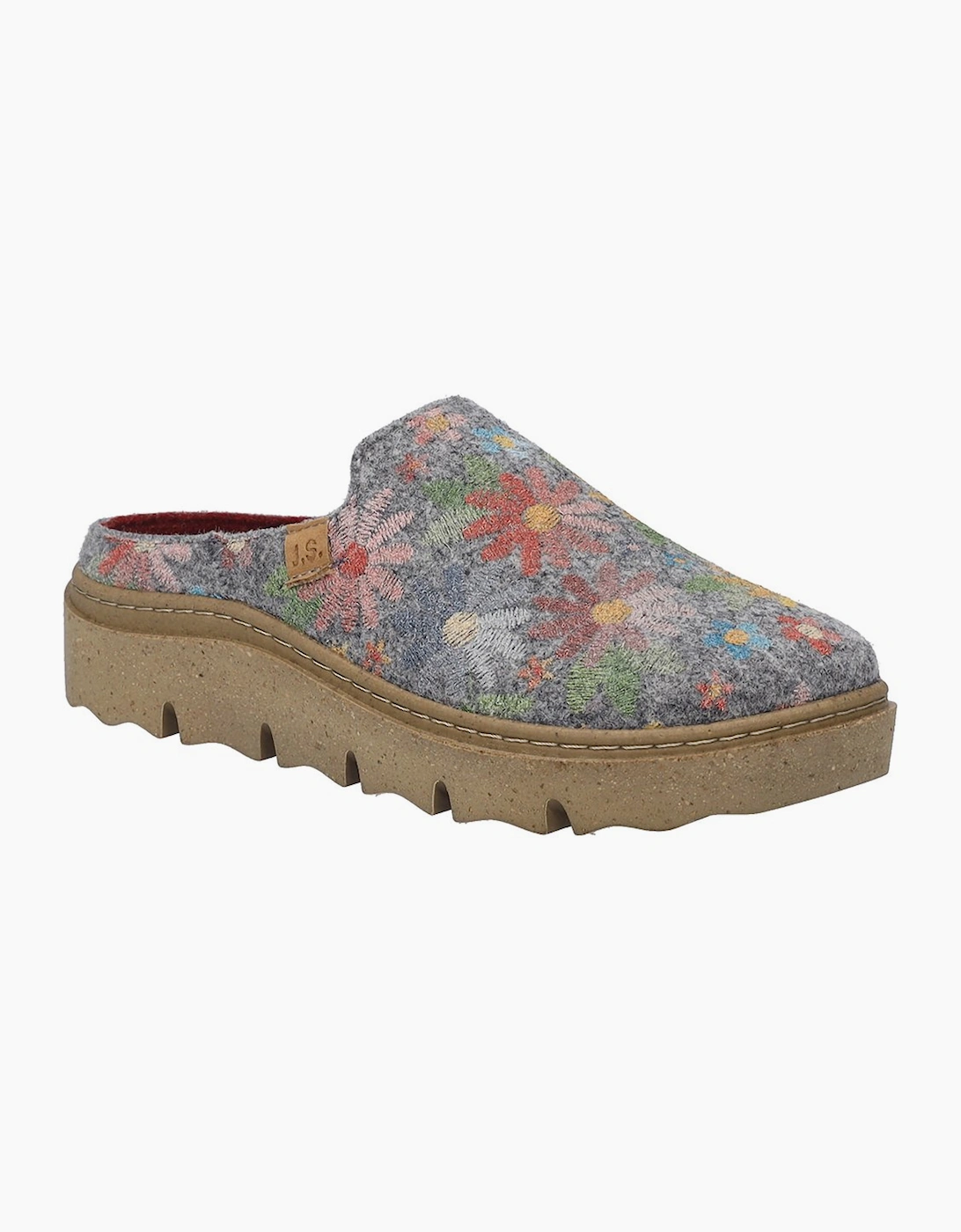 Josef Seibel Women's Carmaux 01 Womens Slippers - Grau Multi Textile - Size, 4