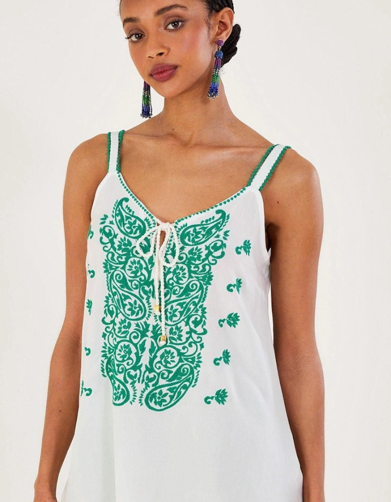 Embroidered Cami Top