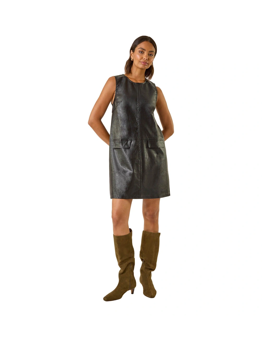 A-Line Pocket Detail Dress, 2 of 1