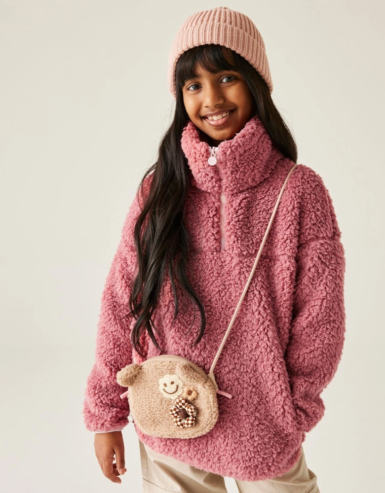 Regatta Kids Kaliza Half Zip Outdoor Fluffy Pullover Fleece