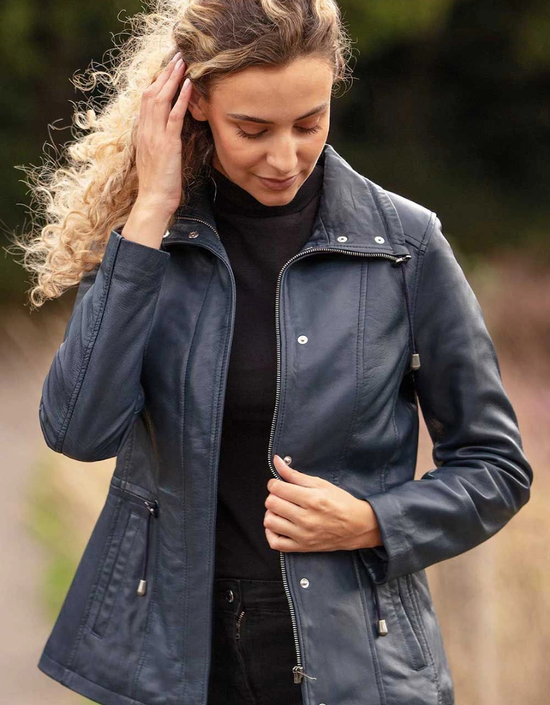 Versatile Real Leather Casual Jacket, 2 of 1