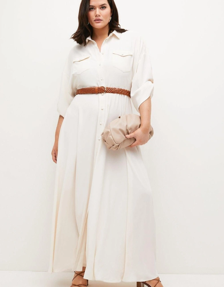 Lydia Millen Plus Size Maxi Shirt Dress
