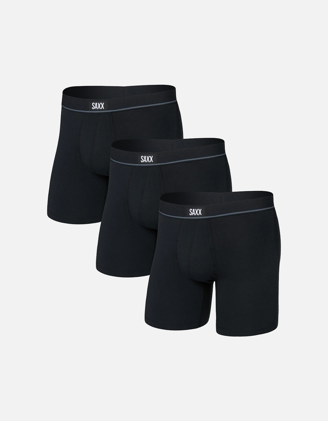 Mens Essential 3 Pack Boxer Briefs, 2 of 1