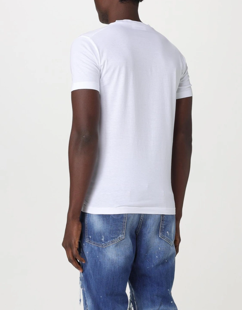 Crew Neck Short Sleeve T-Shirt with Graphic Detailing for Casual Wear
