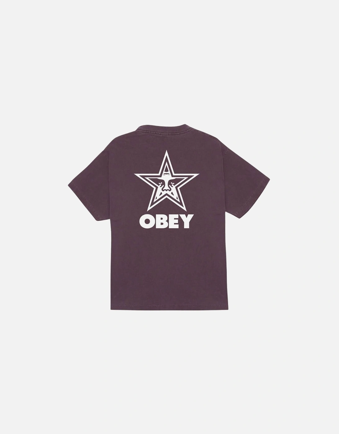Bold Star T-Shirt - Pigment Plum, 3 of 2