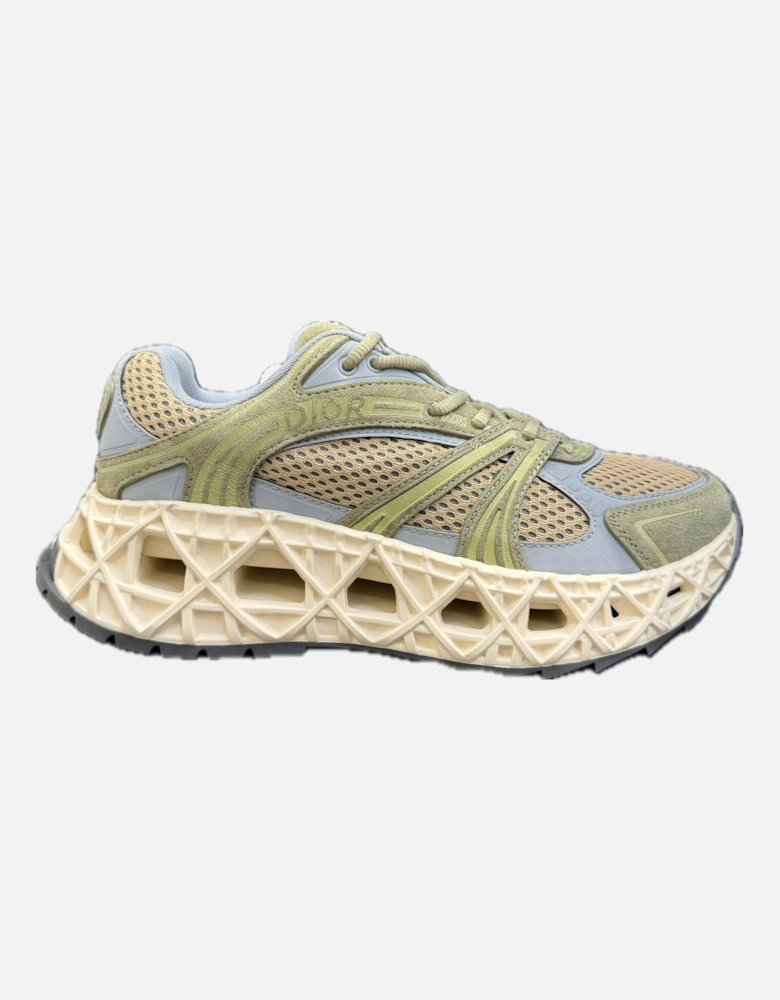 B35 NXXT SNEAKERS BEIGE MESH / KHAKI SUEDE