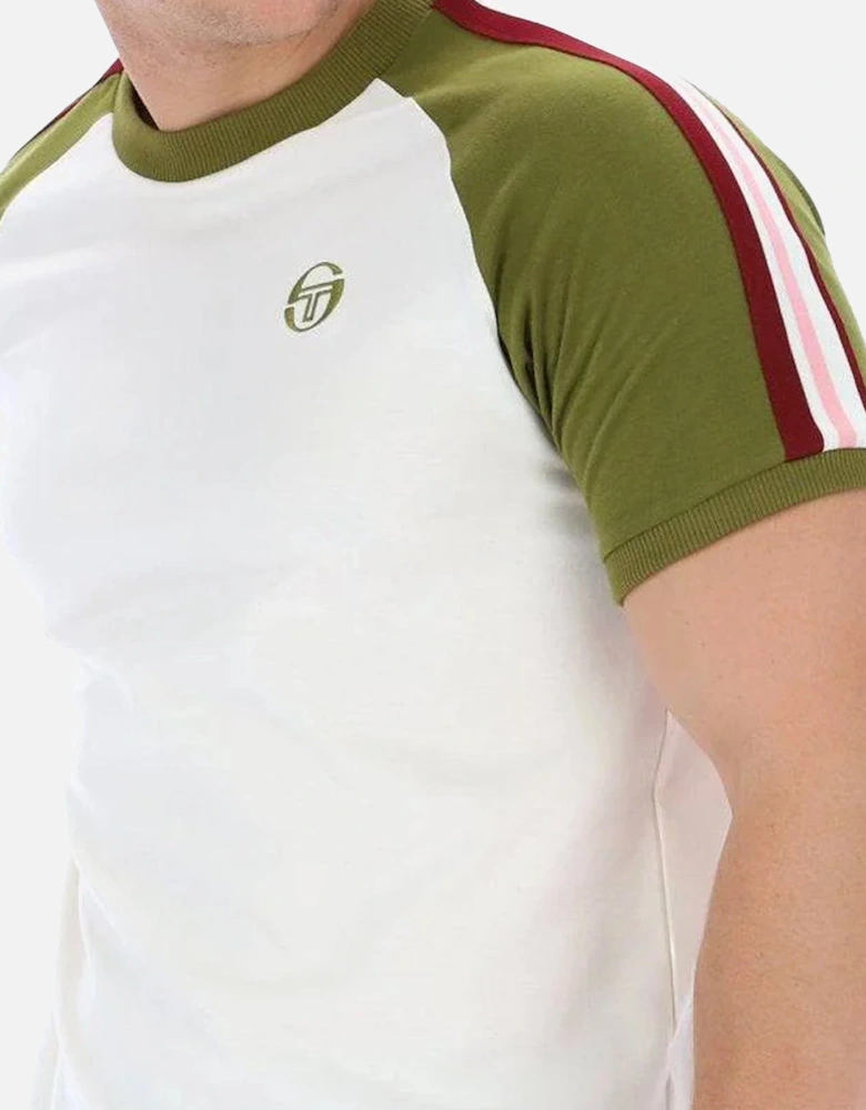 Hadow Ringer T-Shirt Gardenia/Avocado