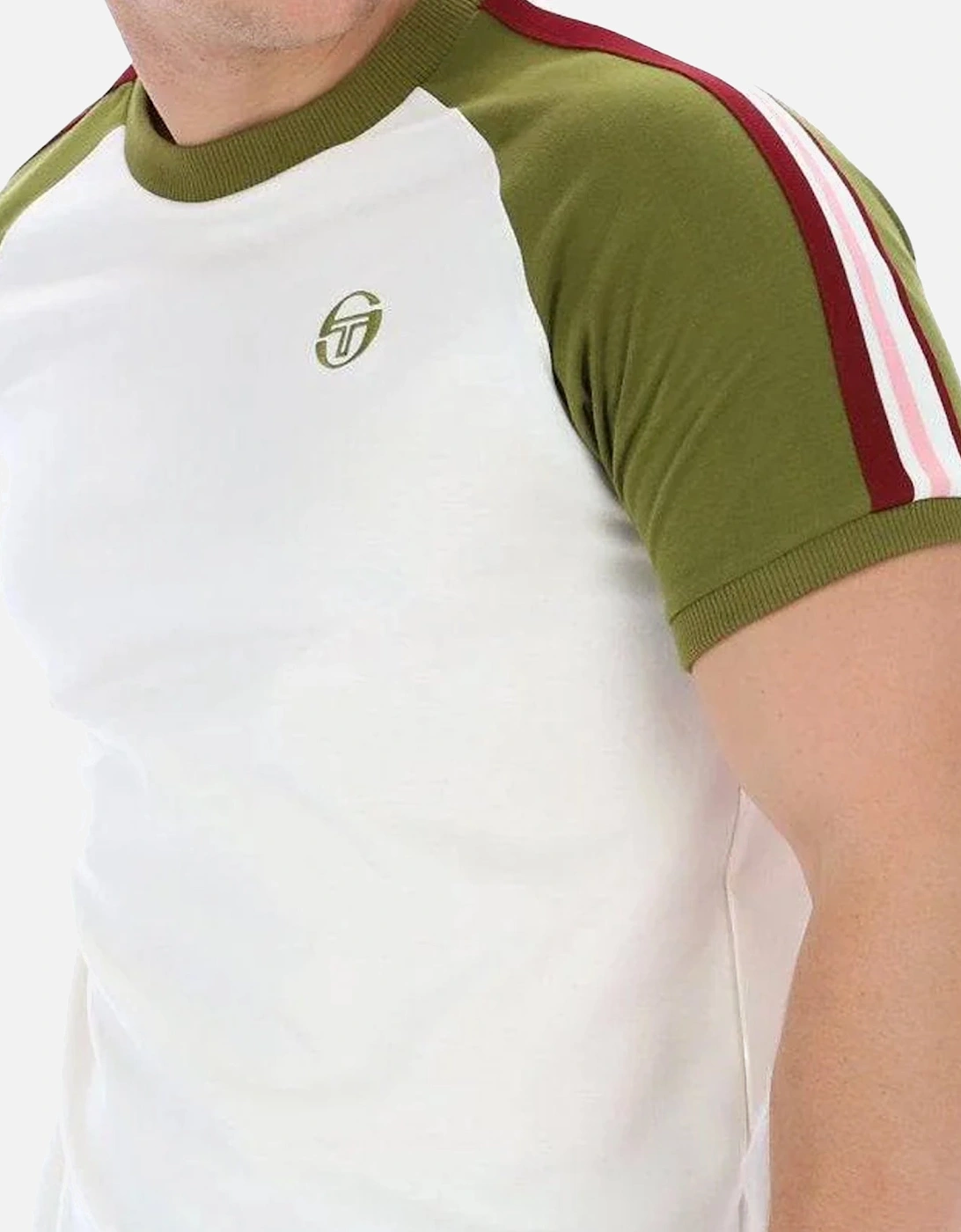Hadow Ringer T-Shirt Gardenia/Avocado