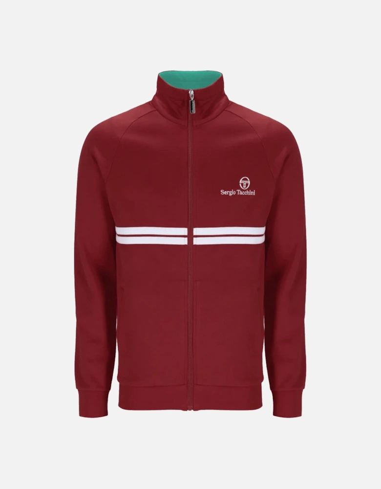 New Dallas Track Top Jacket Rhubarb/Gardenia/Aruba Blue
