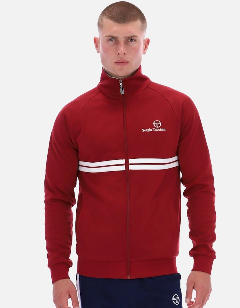 New Dallas Track Top Jacket Rhubarb/Gardenia/Aruba Blue