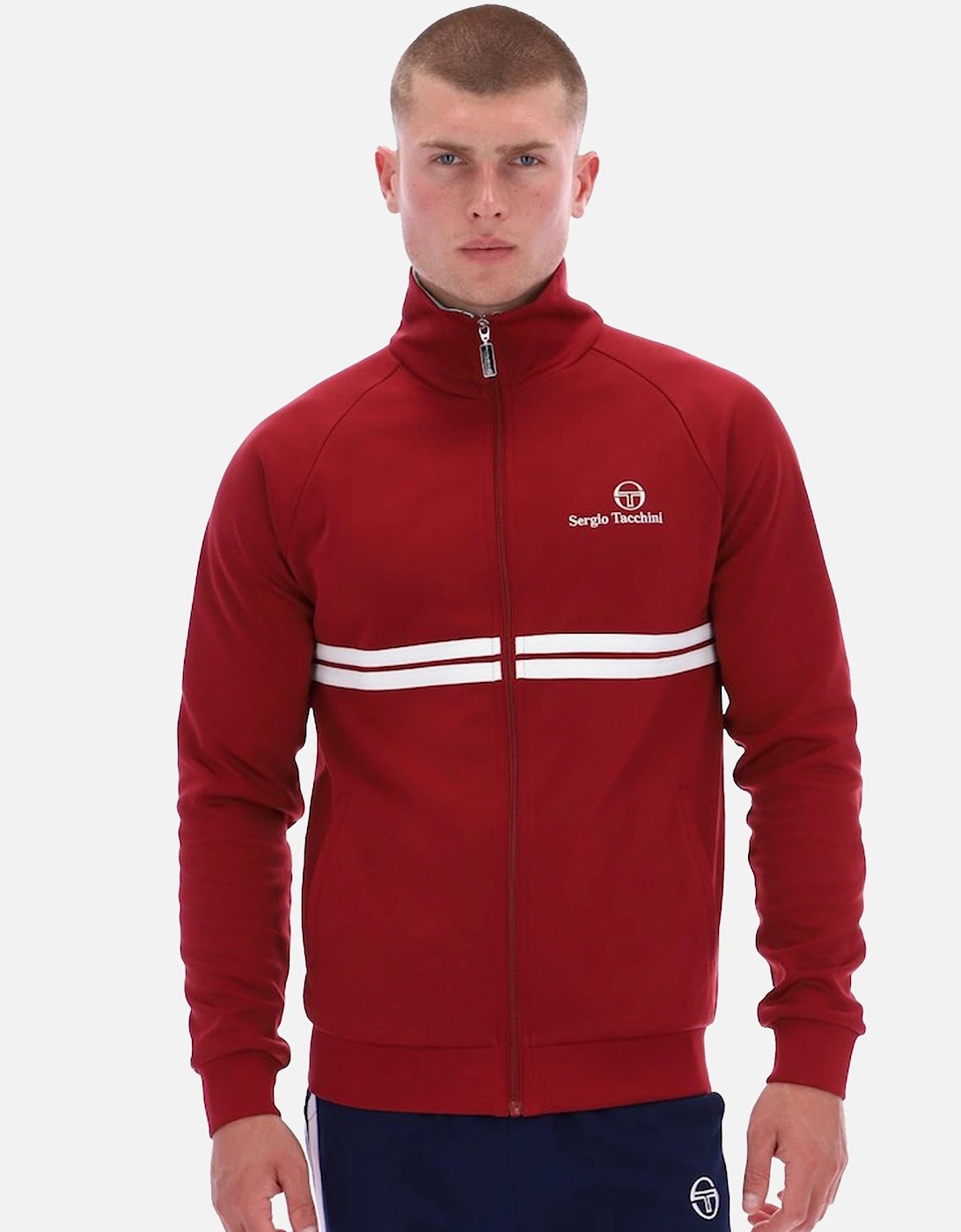 New Dallas Track Top Jacket Rhubarb/Gardenia/Aruba Blue