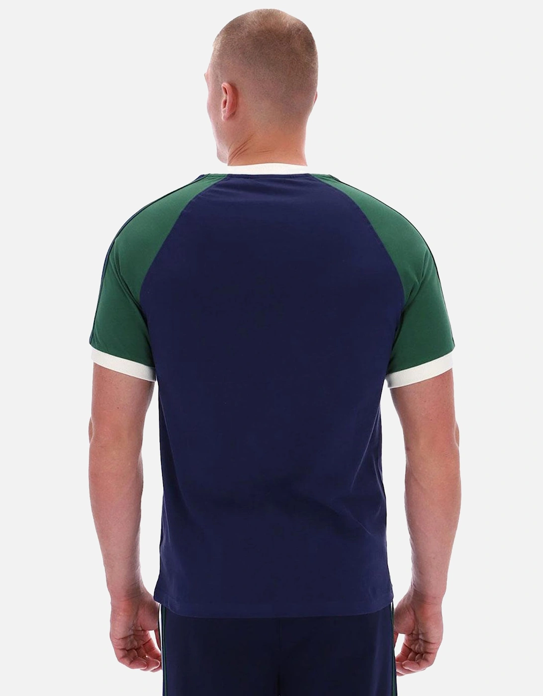 Hadow Ringer T-Shirt Maritime Blue/Eden