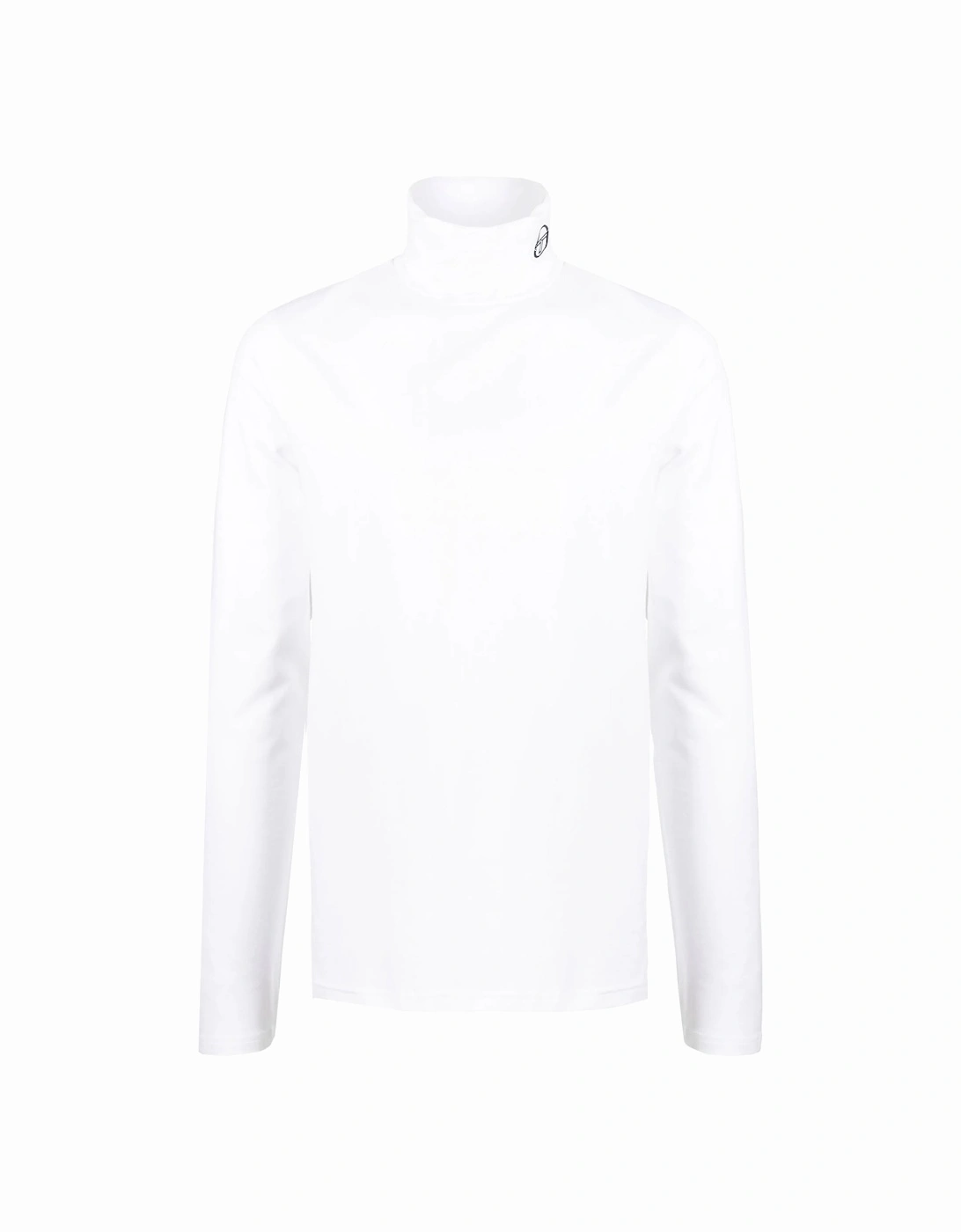 Edward Roll Neck T-Shirt White, 5 of 4