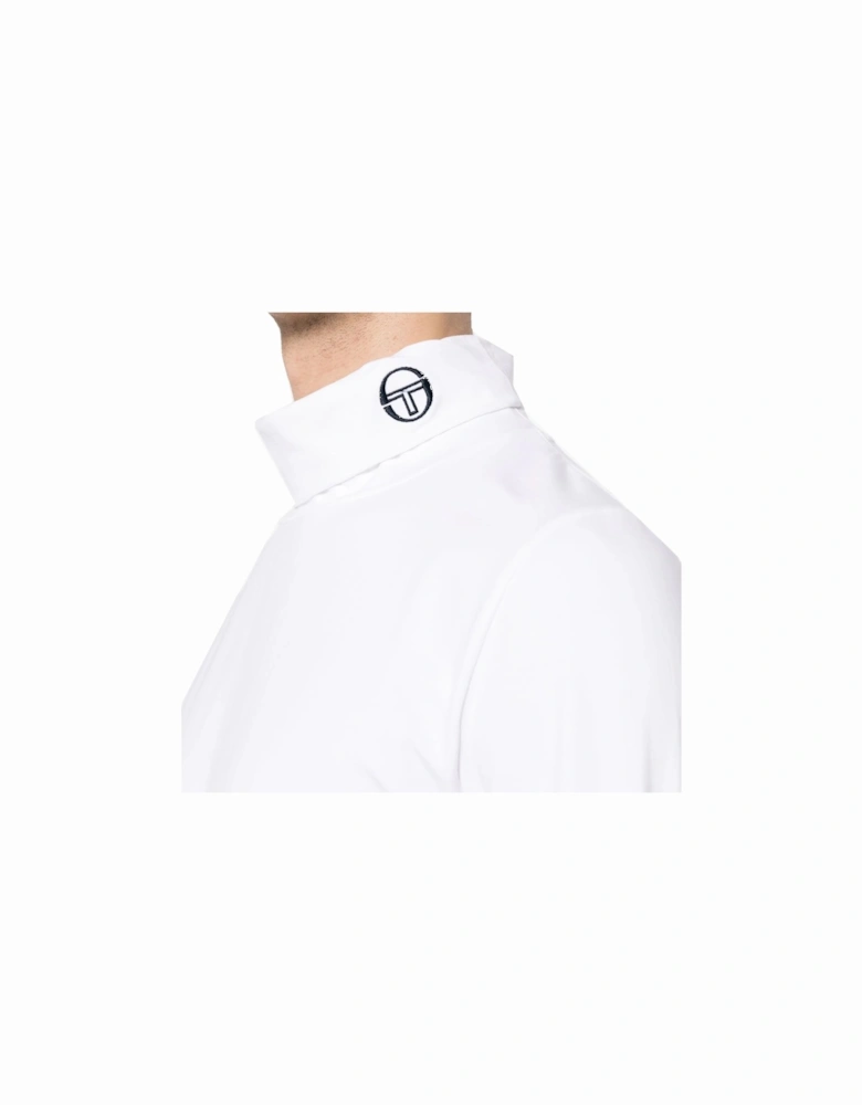 Edward Roll Neck T-Shirt White
