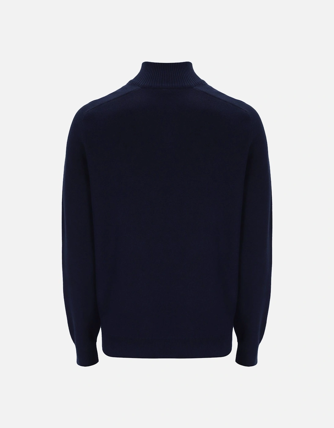 Sangro Quarter Zip Knitted Jumper Maritime Blue