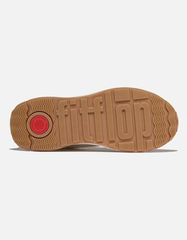 F-Mode Flow Suede Women's Cream Mix Trainers