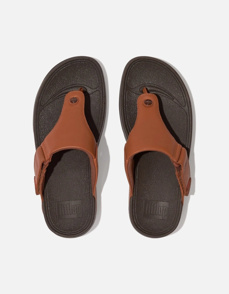 Trakk II Leather Men's Dark Tan Sandals