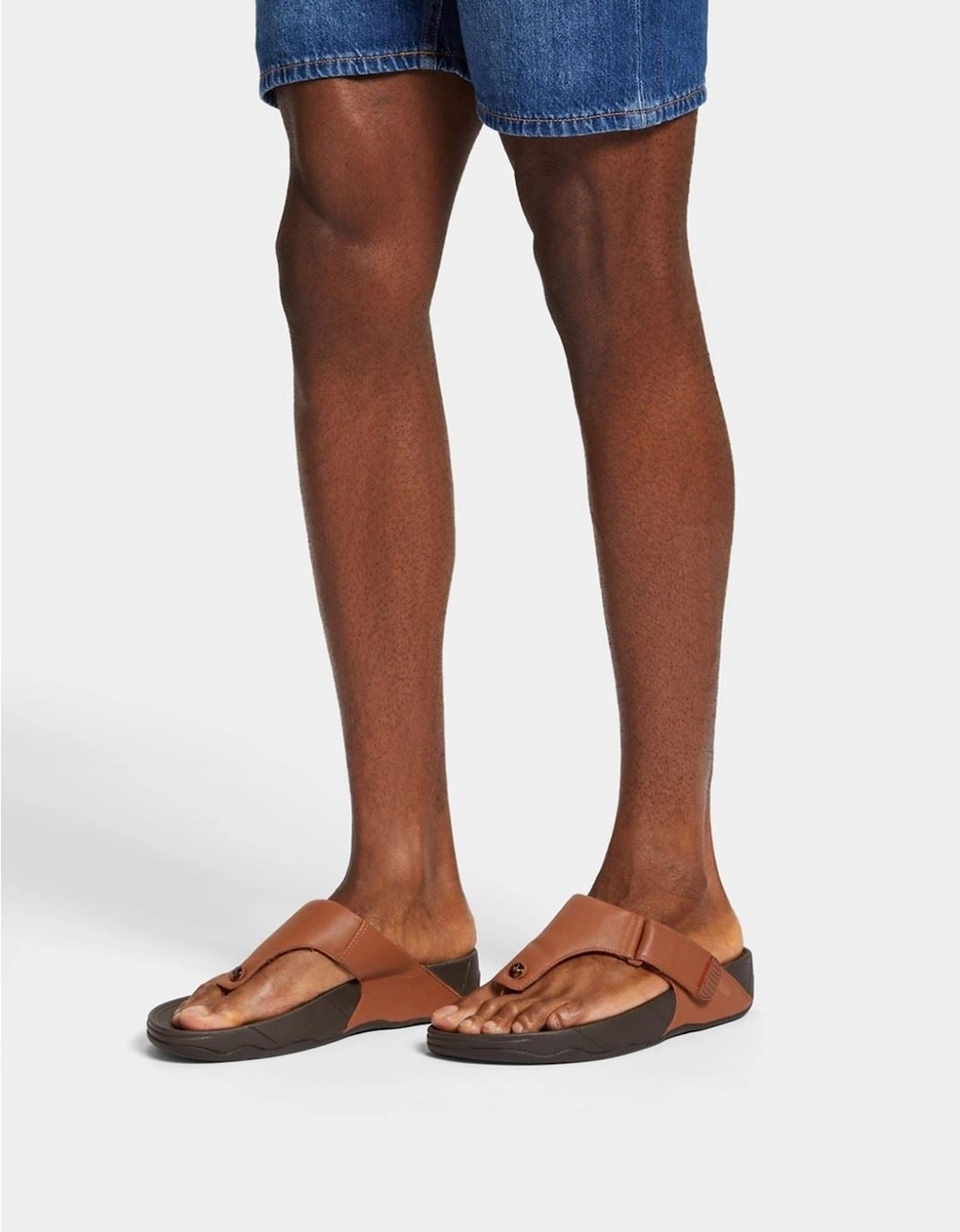 Trakk II Leather Men's Dark Tan Sandals