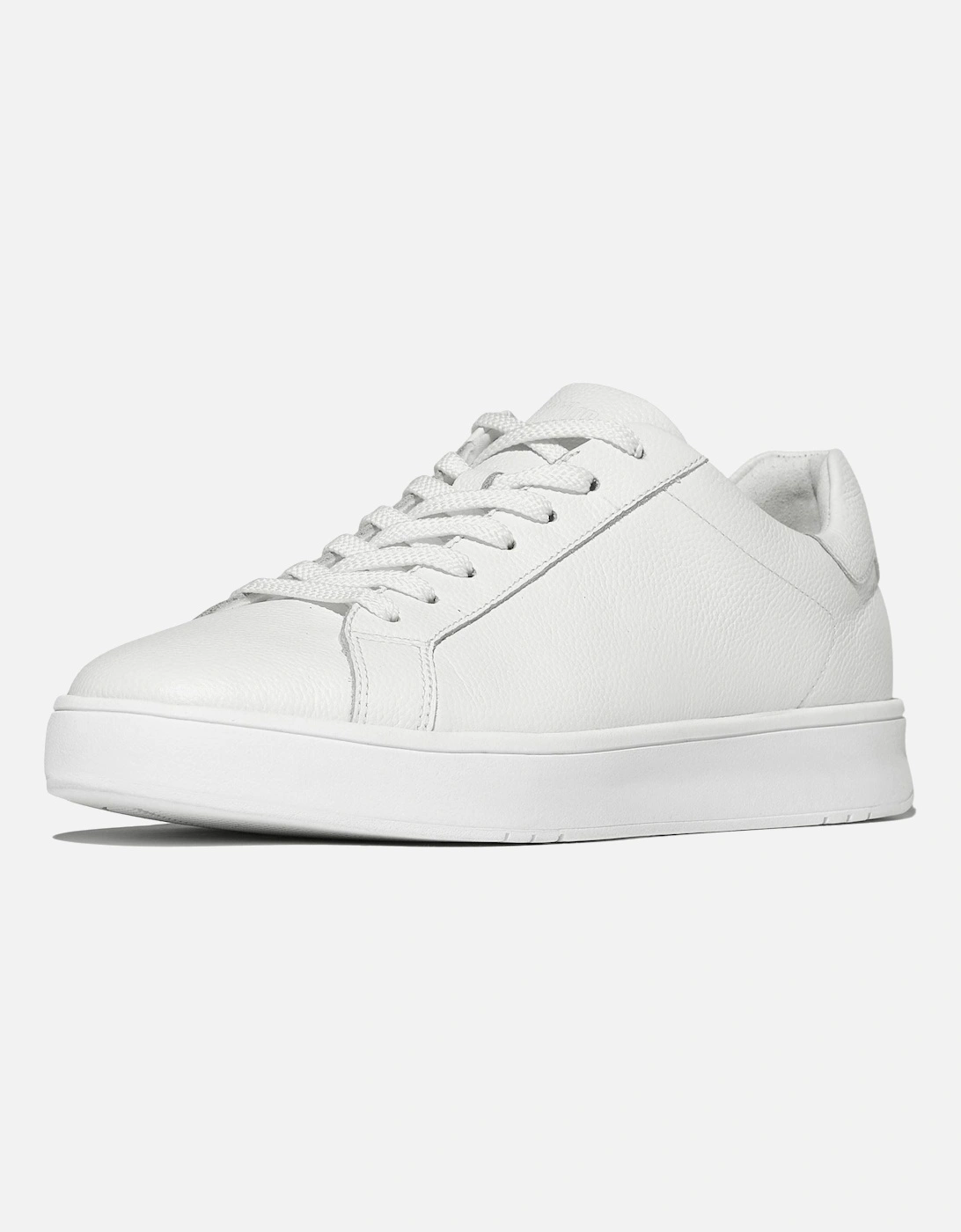 Rally II Leather Men's Urban White Trainers, 7 of 6