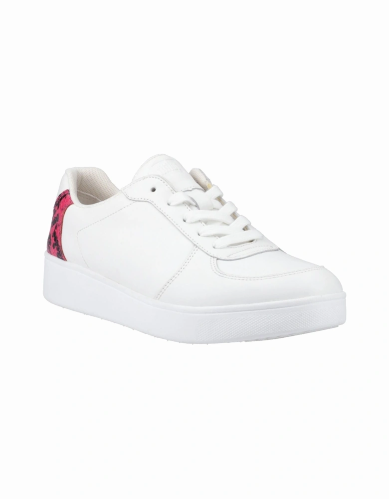Rally Snakeprint-Backtab Leather Women's Urban White/Wild Raspberry Trainers