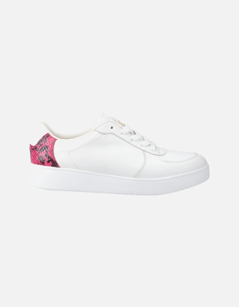 Rally Snakeprint-Backtab Leather Women's Urban White/Wild Raspberry Trainers