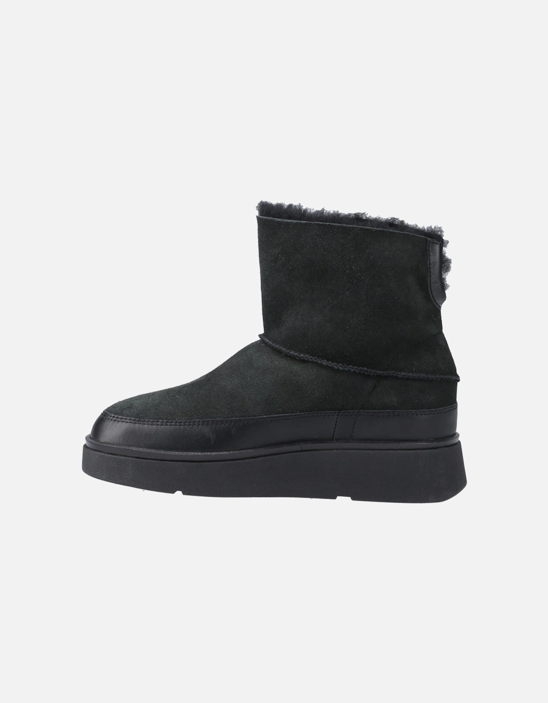 Gen-FF Mini Double-Faced Leather Women's All Black Boots