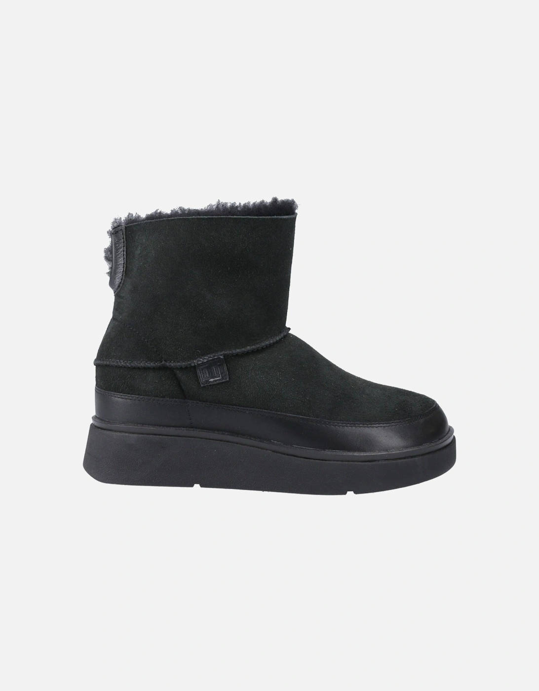 Gen-FF Mini Double-Faced Leather Women's All Black Boots
