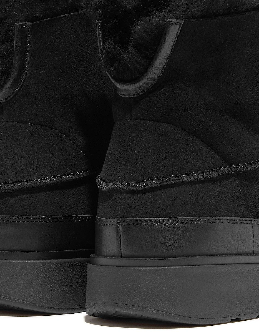 Gen-FF Mini Double-Faced Leather Women's All Black Boots