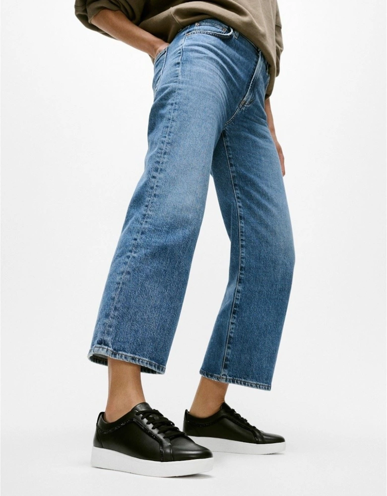 Rally Leather Women's Black Trainers