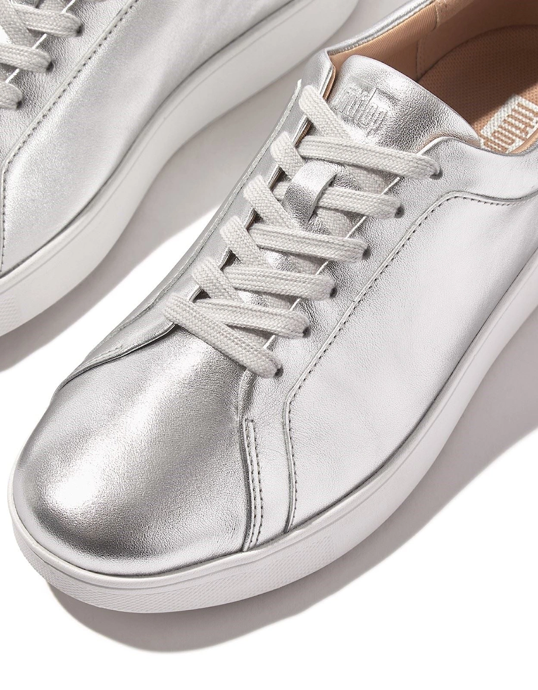 Rally Sneakers Leather Women's Silver Trainers