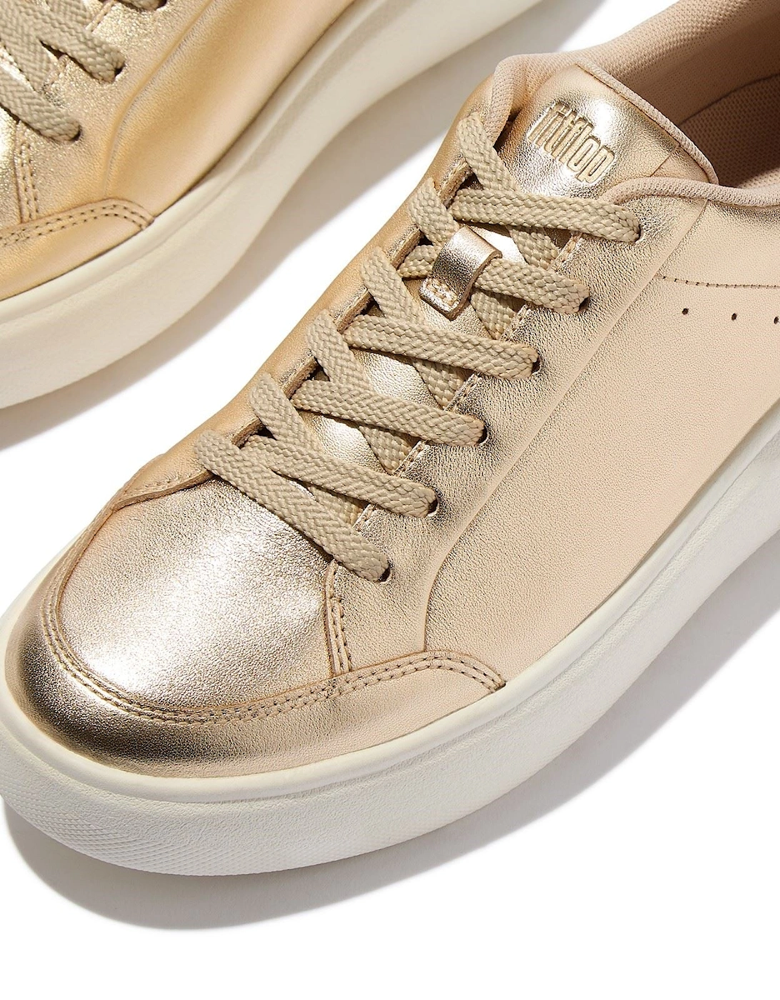 RTG Leather Women's Platino Trainers
