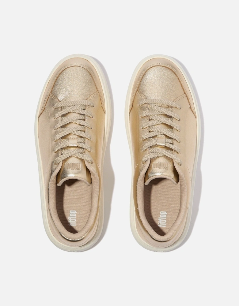 RTG Leather Women's Platino Trainers