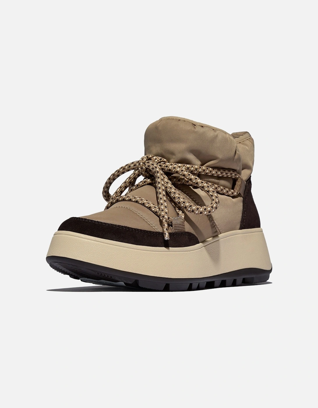F-Mode Suede Women's Taupe Boots, 7 of 6