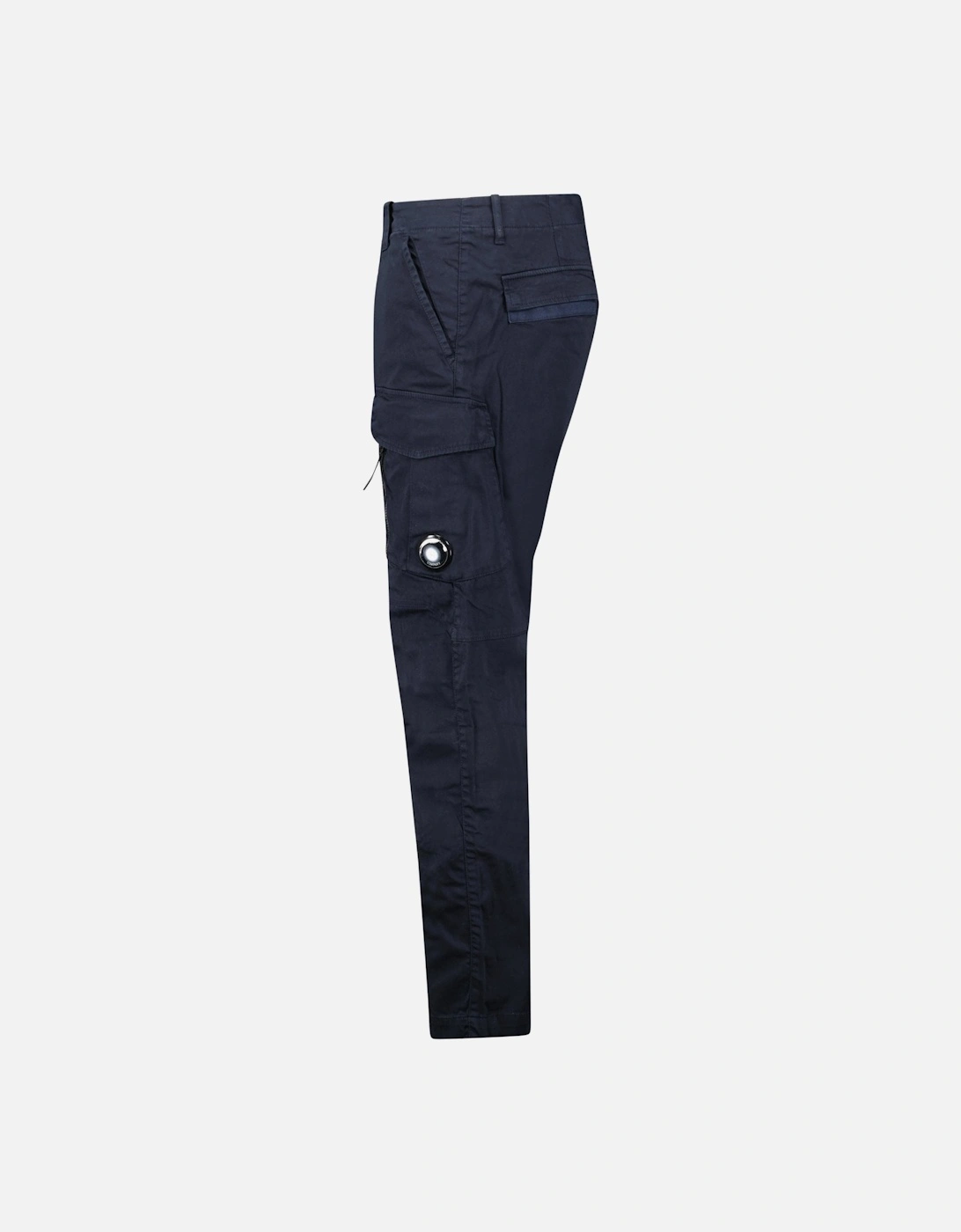 Lens Garment Dyed Ergonomic Cargo Pants Navy