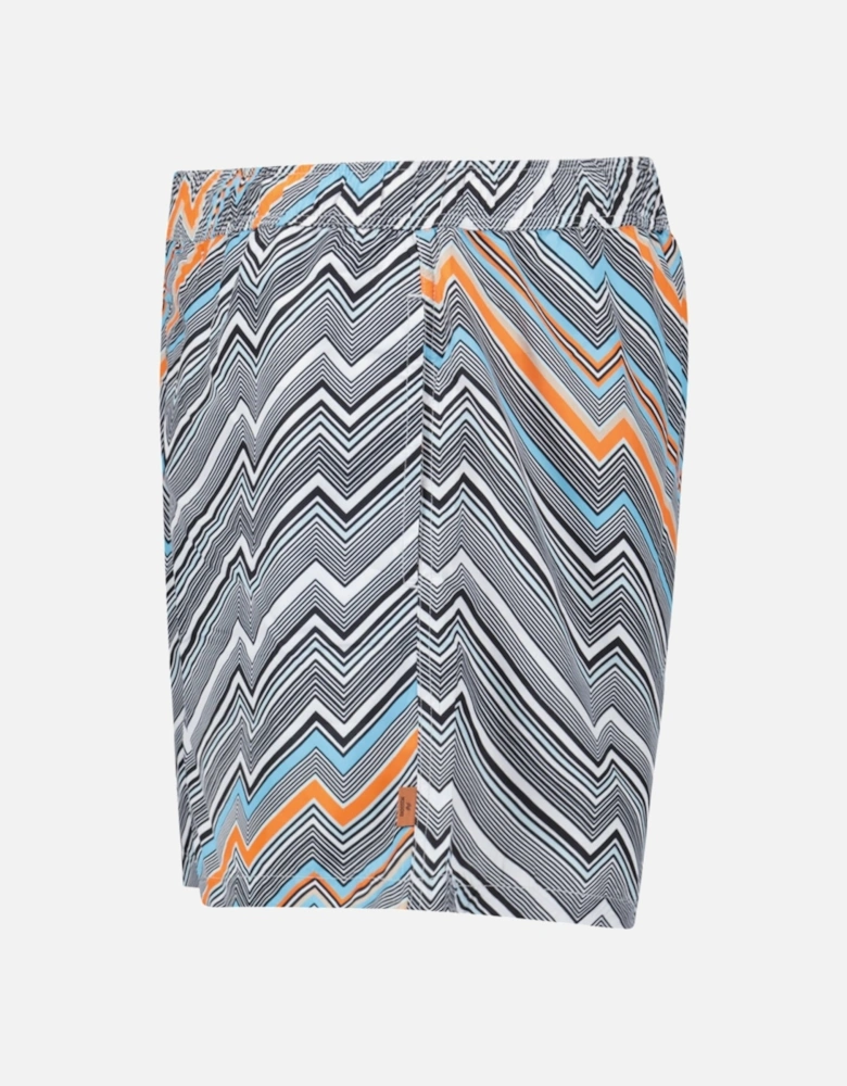 Zig Zag Swim Shorts Multicolour
