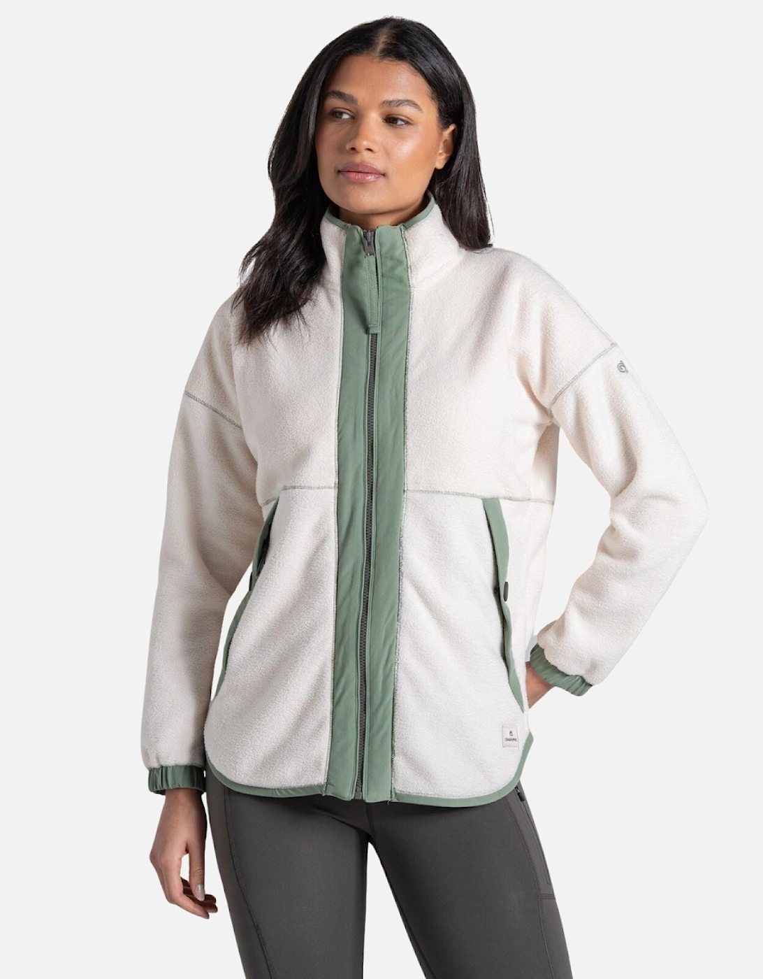 Womens Kidsy Insulated Borg Full Zip Fleece, 2 of 1
