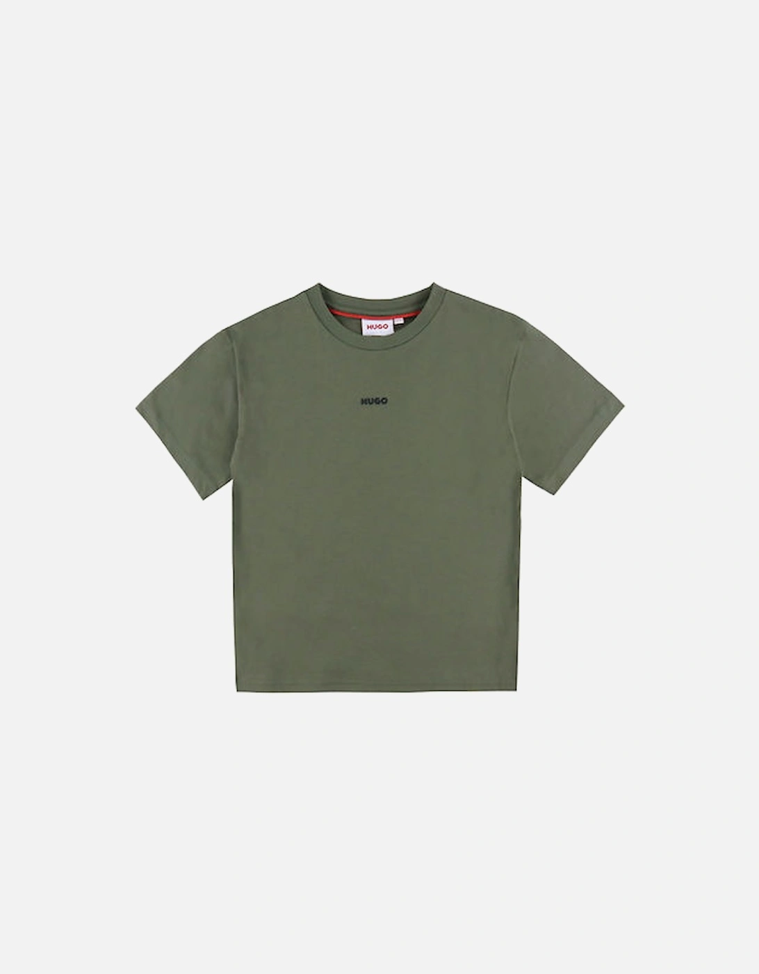 HUGO MAXI OLIVE GREEN BOYS T SHIRT G00434, 4 of 3