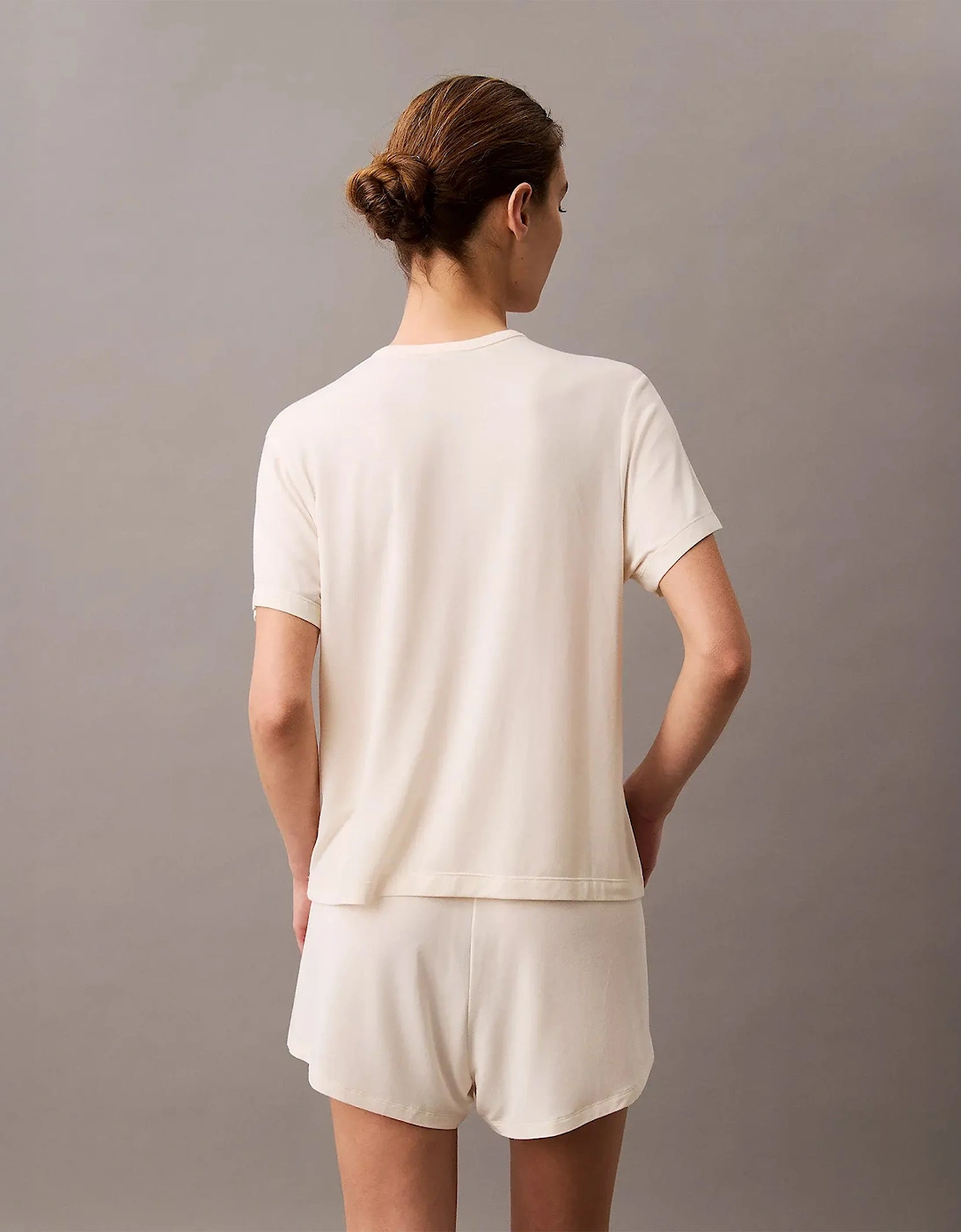 ULTRA SOFT MODAL Womens Lounge Shorts Ivory