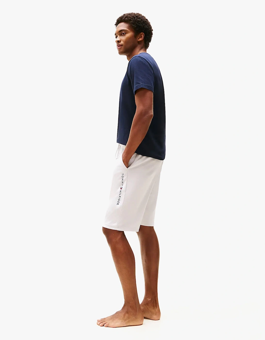 Mens Lounge Shorts Beige