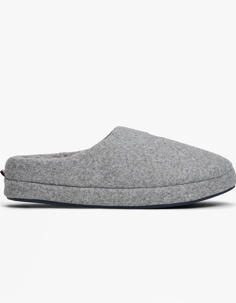 HILFIGER FELT HOUSE Mens House Slippers Universal Grey