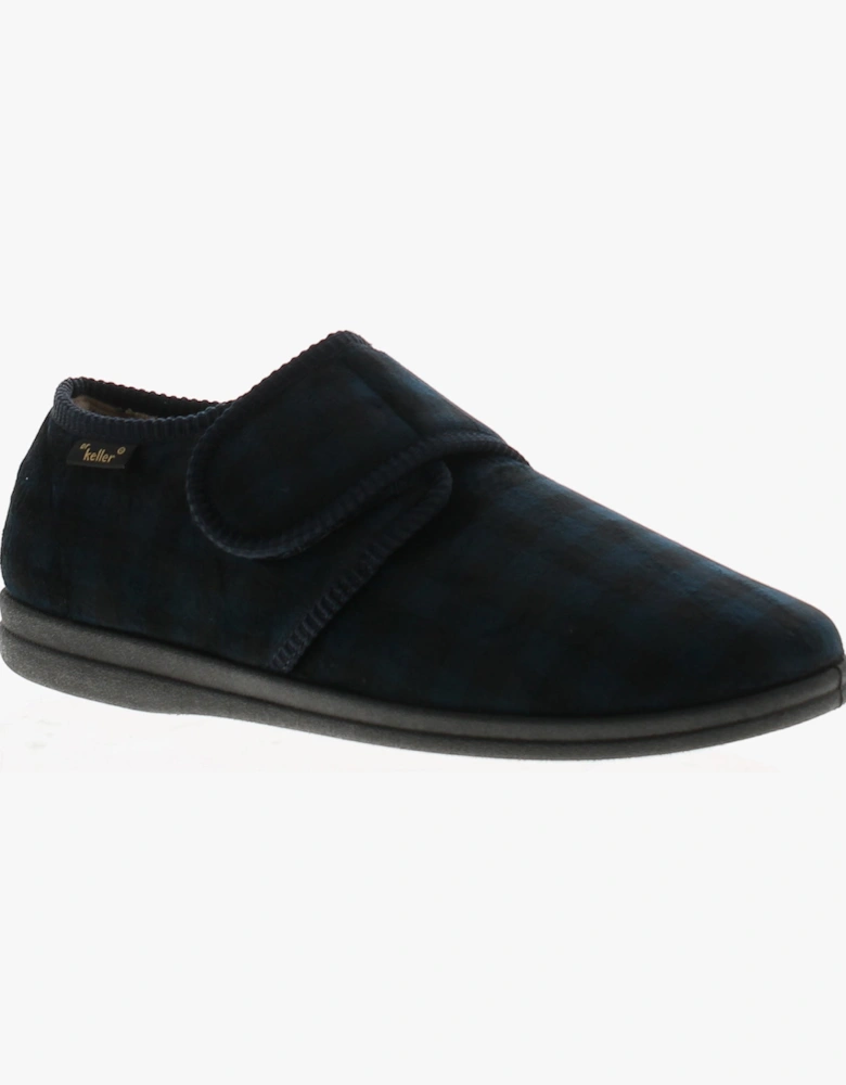 DARREN VELC Mens Slippers Navy