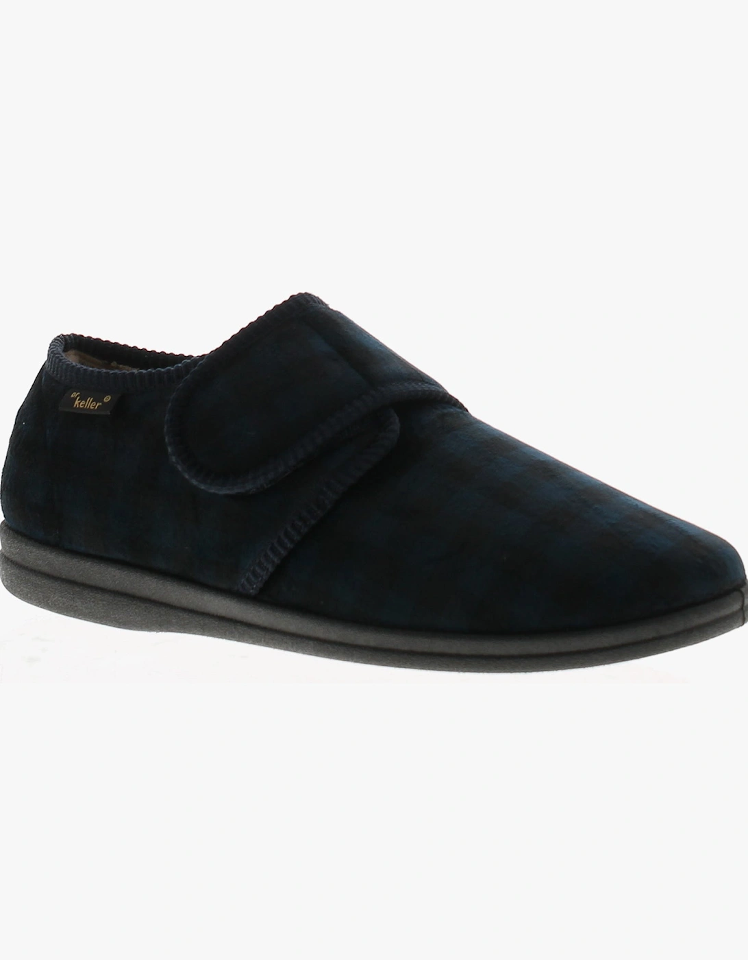 DARREN VELC Mens Slippers Navy, 7 of 6