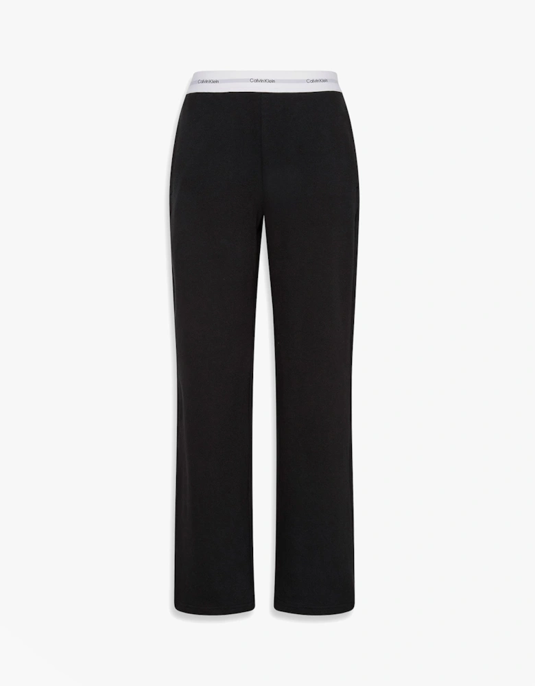 LOGO JERSEY PANT Womens Black
