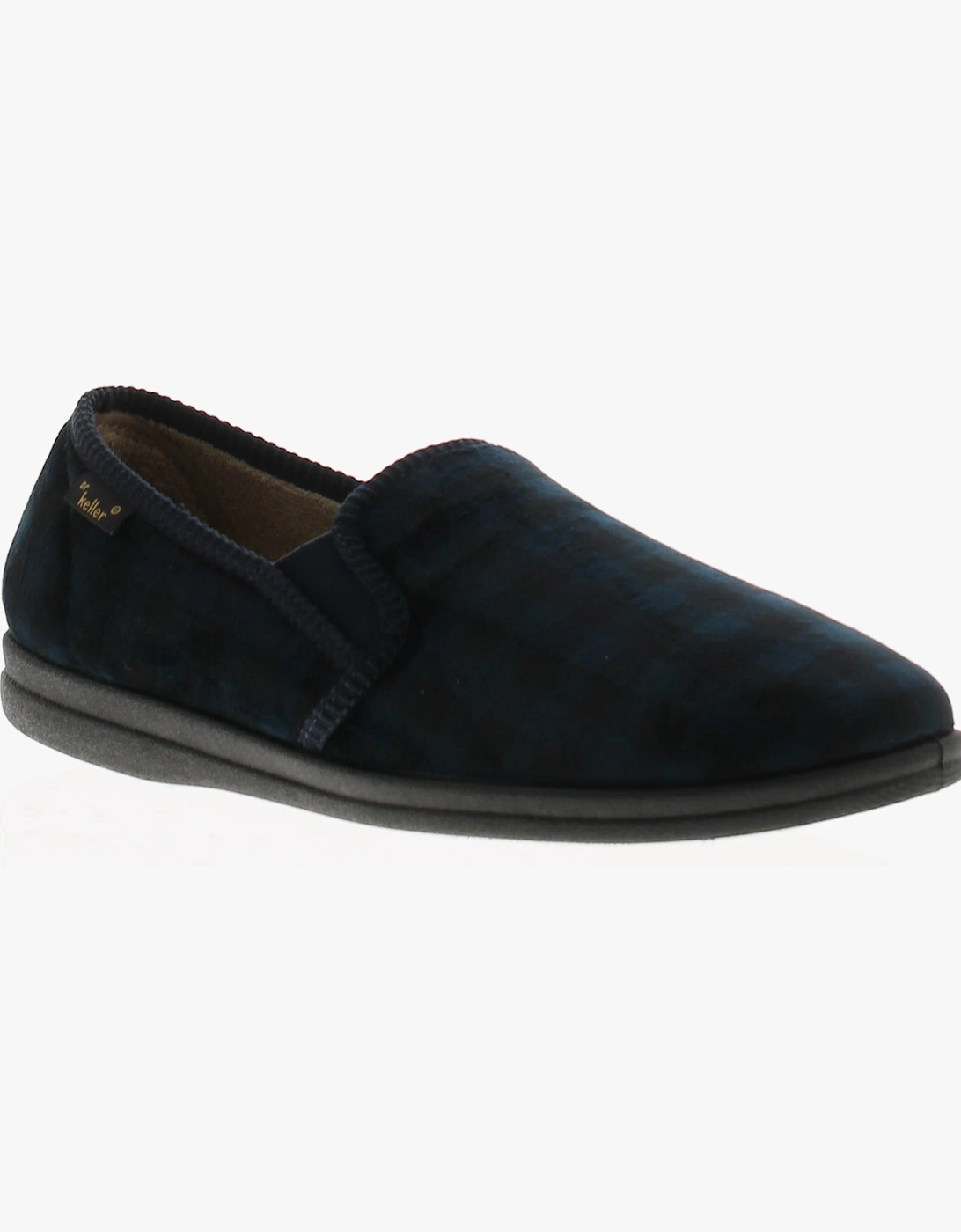 DARREN GUSS Mens Slippers Navy, 2 of 1